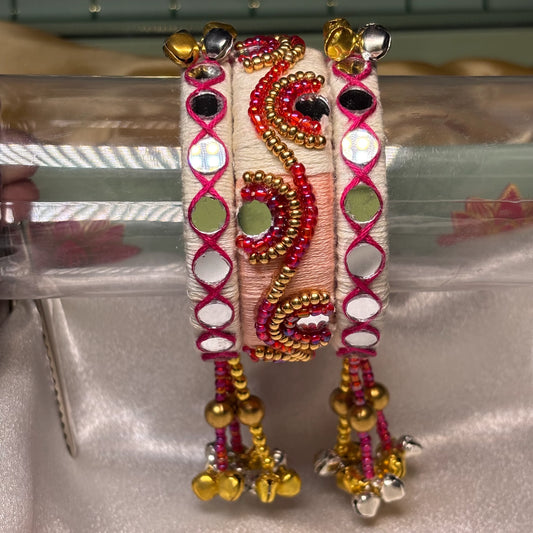 Handmade Navratri Bangle Set
